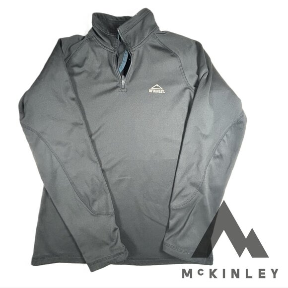 🍃2/$20🍃McKinley Kids Half-Zip Pullover, Small, Black - Picture 1 of 8